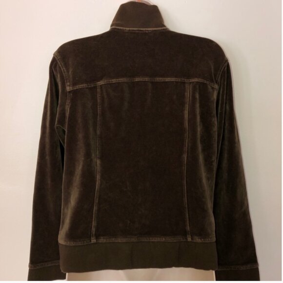 ISABELLA BIRD velour zip jacket/beautiful/S - Picture 6 of 6